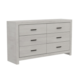 Marion 6-drawer Dresser Coastal White 207053 3D Model