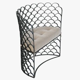 Arteriors Vero Contemporary Chair 3D Model