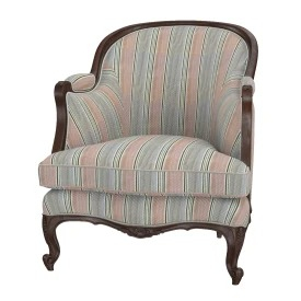 French 19th Century Walnut Bergere Chair 3D Model