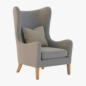 Jackson Wing Chair 3D Model