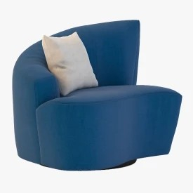 Bilbao Swivel Lounge Chair 3D Model