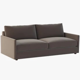 Crate and Barrel Drake Two Seater Sofa 3D Model