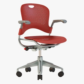 Detail Herman Miller Caper Multitask Chair 3D Model