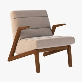 580 Rolf Benz Armchair 3D Model