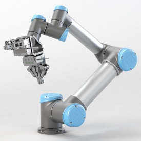 UR5 with NONEAD 2 Finger Robot Flexible Gripper-90 3D Model