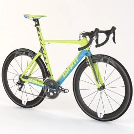 Giant Propel Advanced Sl-2 Green-Blue Lightweight Sprinter Bicycle 3D Model