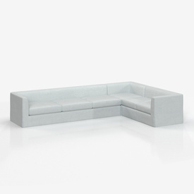 Rocco L Shape Sofa PBR 3D Model