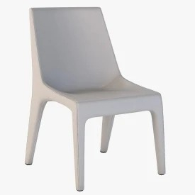 Bonaldo Tip Toe Dining Chair By Mauro Lipparini 3D Model
