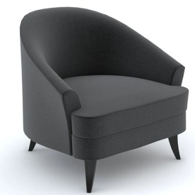 Bolier Classic Club Chair 92019 3D Model