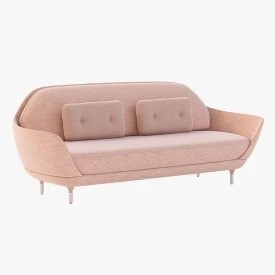 Fritz Hansen Favn Upholstered Sofa 3D Model