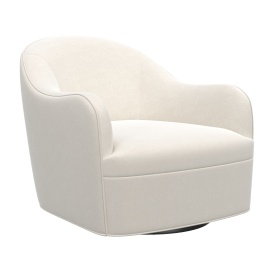 Delfino Chair Muslin Swivel Chair 3D Model