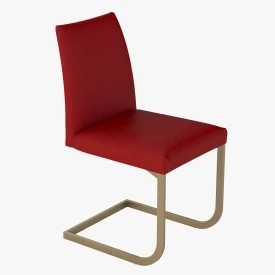 Bontempi Casa Hisa Upholstered Dining Chair 3D Model