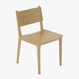 Feelgood Peggy English Oak Chair 3D Model