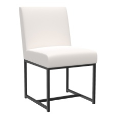 Modern White Upholstered Dining Chair T1545 3D Model