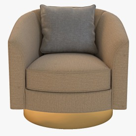 Bernhardt Camino Swivel Chair 3D Model