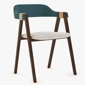 Mathilda Chair By Moroso 3D Model