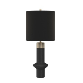 Edge Table Lamp Black 3D Model
