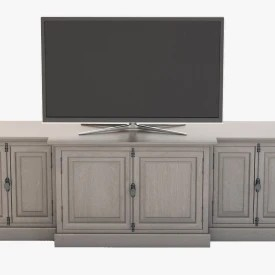 French Panel Media Console 3D Model