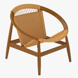 Danish Modern Ringstol Chair By Illum Wikkelso 3D Model