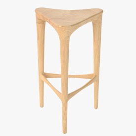 2 By 3 Wood Stools Geiger 3D Model