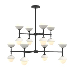 Greenwich 38 inch 2-Tier Chandelier 3D Model