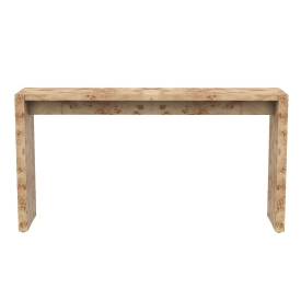 Niche Burl Wood Console Table 54in 3D Model