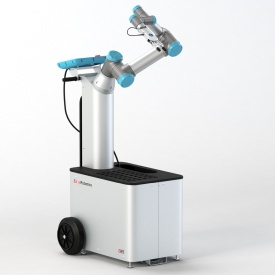 UR3 with ER5 Max Mobility And Flexibility Robot Cell 3D Model