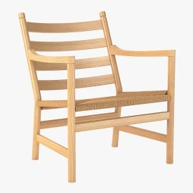 Ch44 Carl Hansen And Son Armchair 3D Model