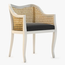 Tayabas Cane Side Chair 3D Model