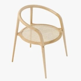 Branca Lisboa Aranha Contemporary Beech Chair 3D Model